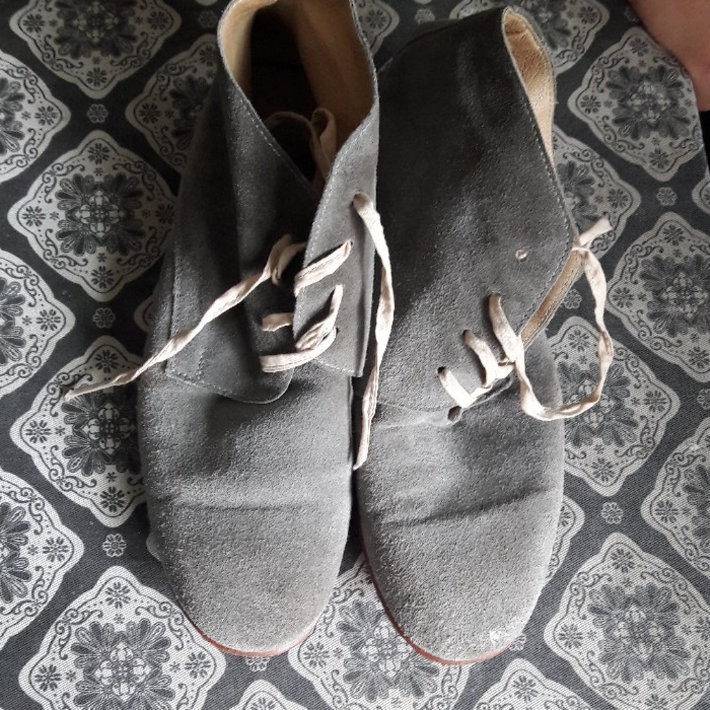 esquivel suede Chelsea boot gray